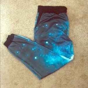 Space and stars Joggers (XL) Mens